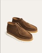 Boots Samuel en daim desert marron