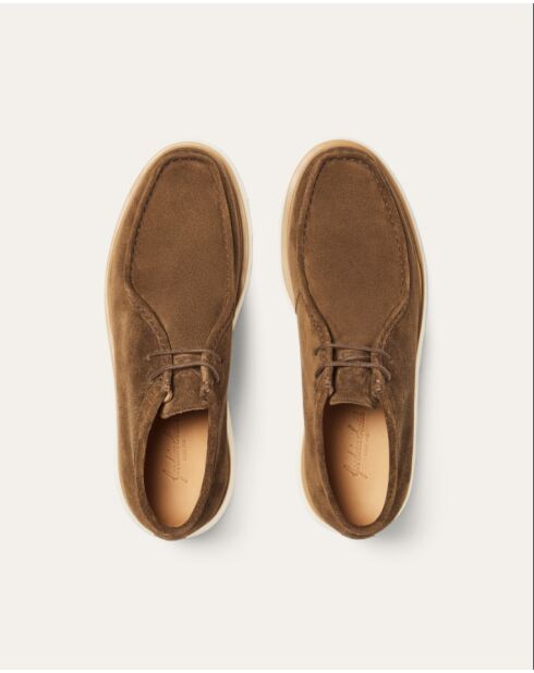 Boots Samuel en daim desert marron