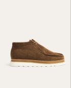 Boots Samuel en daim desert marron