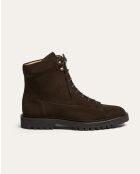 Boots en daim Vale marron