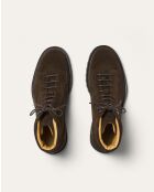 Boots en daim Vale marron