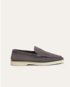 Mocassins Xander en daim gris