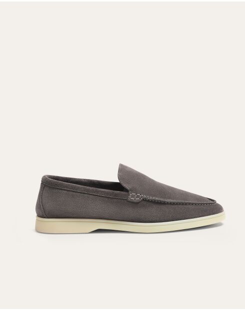 Mocassins Xander en daim gris