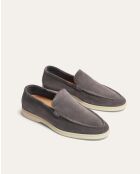 Mocassins Xander en daim gris