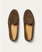 Margot bruine suède instappers