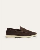 Mocassins Xander en daim marron