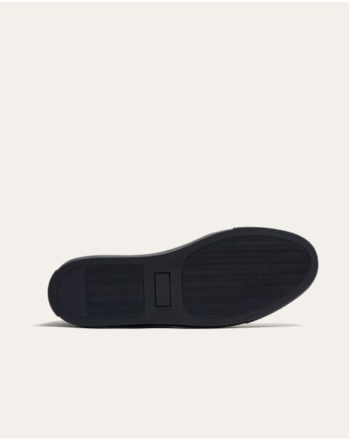 Mocassins Harvey en daim bleu marine