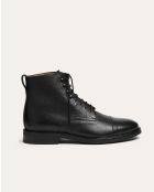 Boots Sinclair en cuir noires