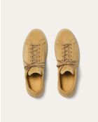 Sneakers Hugo aus dunkelbeigem Veloursleder