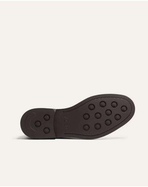 Bottines en cuir Chelsea Harcourt marron