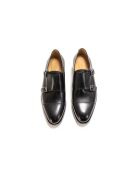 Chaussures Elliot à boucle en cuir noires