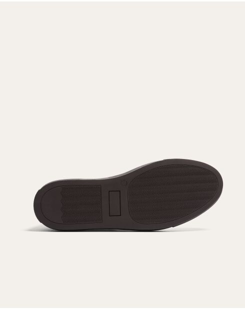 Baskets Rhodes en daim marron