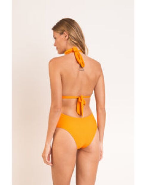 Mel Op Dots Mango oranje badpak uit één stuk