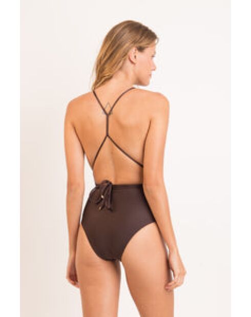 Traje de baño de una pieza New Vegas Shimmer Coffee brown