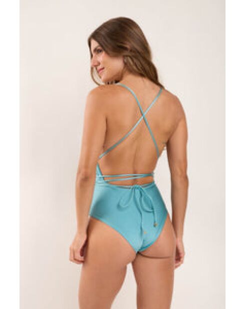 New Vegas Shimmer Laguna blauw badpak uit één stuk