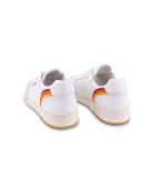 Weiße Sneakers aus Leder in Regenbogenfarben