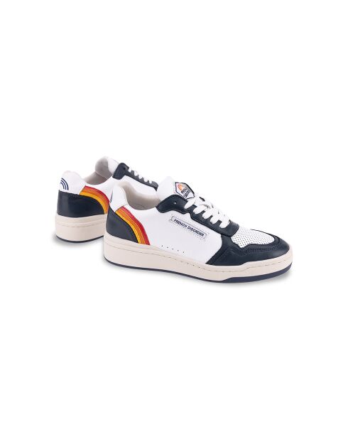 Sneakers Rainbow in pelle marina