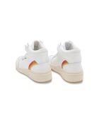 Weiße Sneakers Mid Rainbow W aus Leder