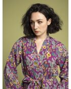 Swainston paarse Cambric katoenen badjas