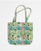 Tatie Tote Bag en coton Swainston green - 36x34 cm