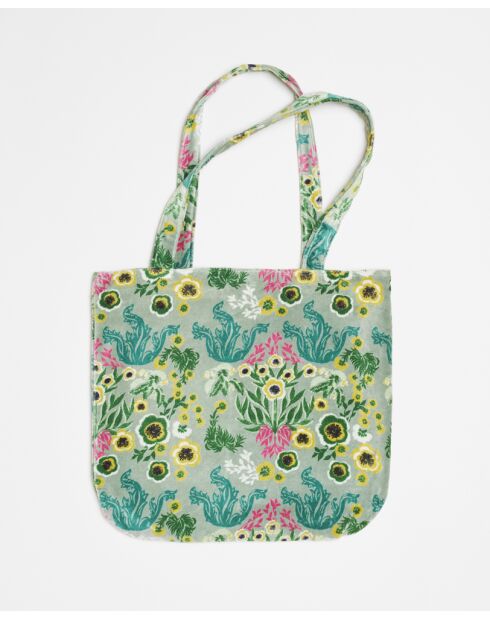 Swainston grüne Tragetasche aus Baumwolle - 36x34 cm