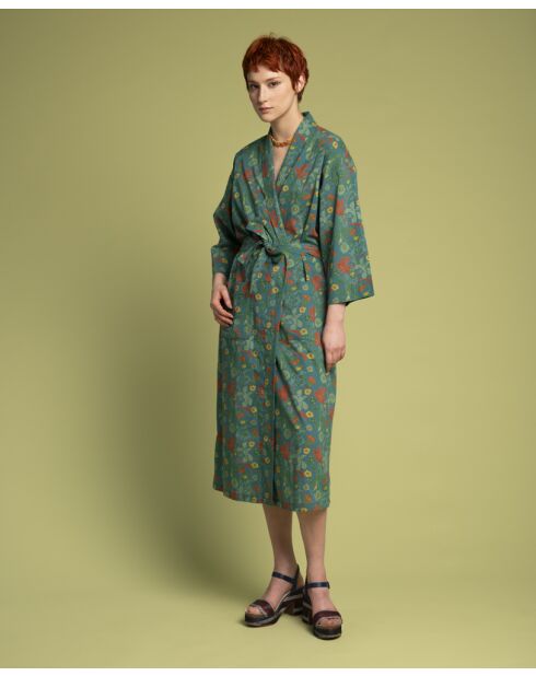 Iris bayou Cambric katoenen badjas