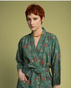 Iris bayou Cambric katoenen badjas