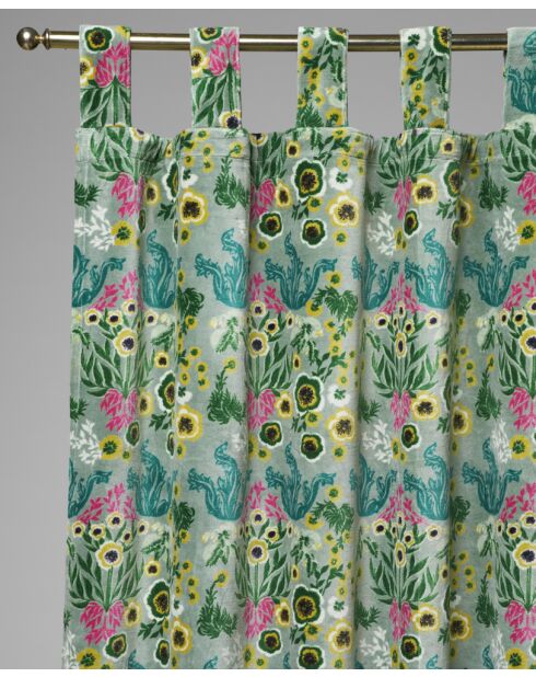 Rideauen velours Swainston green - 271x110 cm