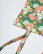 Sac cabas en velours de coton Mellow green - 42x40 cm