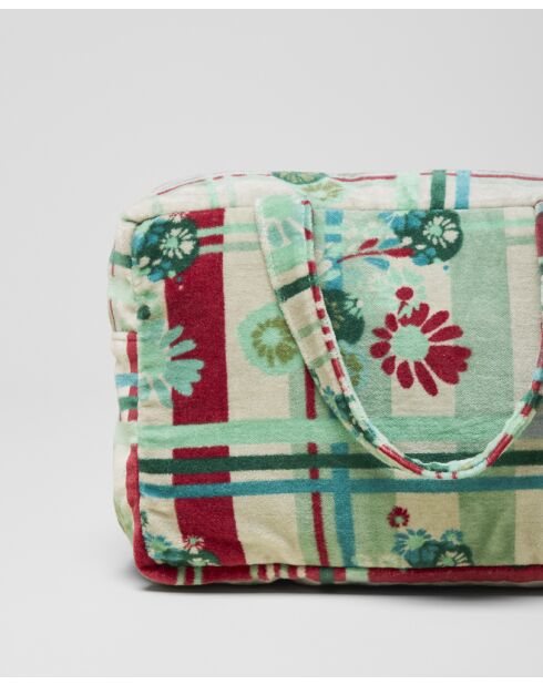 Sac en coton Dundee sauge -26x16x9 cm