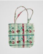 Dundee Sage Aunty Tragetasche aus Baumwolle, 37 x 34 cm