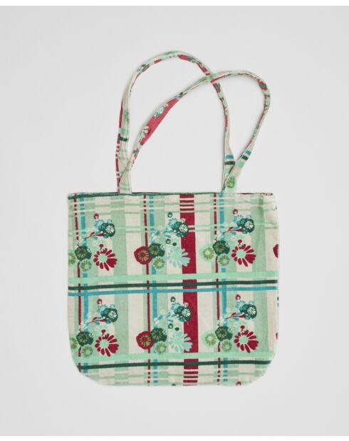 Dundee Sage Aunty Tragetasche aus Baumwolle, 37 x 34 cm