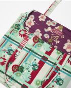 Dundee Sage Aunty Tragetasche aus Baumwolle, 37 x 34 cm