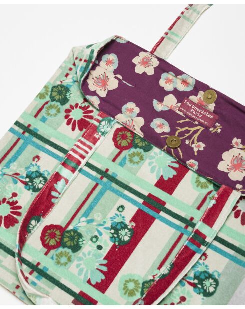 Dundee Sage Aunty Tragetasche aus Baumwolle, 37 x 34 cm