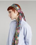 Echarpe en laine Molly green - 70x180 cm