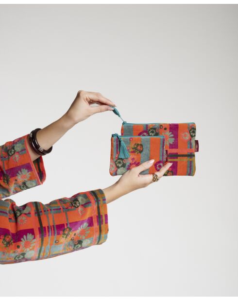 Dundee Samtbeutel aus Baumwolle, 17 x 11 cm, orange