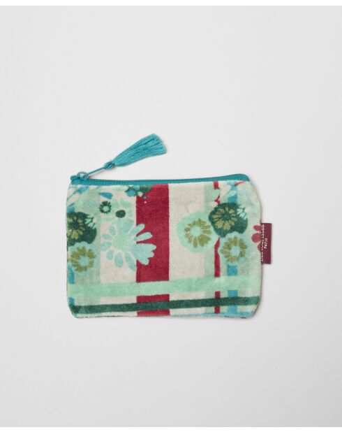 Samtbeutel Dundee Sage aus Baumwolle, 16 x 11 cm