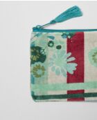 Samtbeutel Dundee Sage aus Baumwolle, 16 x 11 cm