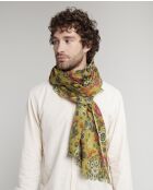 Echarpe en laine Swainston gold - 70x180 cm