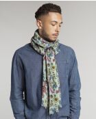 Bufanda Swainston de lana verde - 70x180 cm