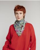 Bufanda Swainston de lana verde - 70x180 cm