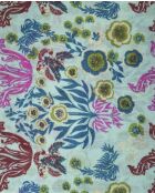 Bufanda Swainston de lana verde - 70x180 cm