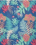 Sciarpa in lana blu Fern - 90x90 cm