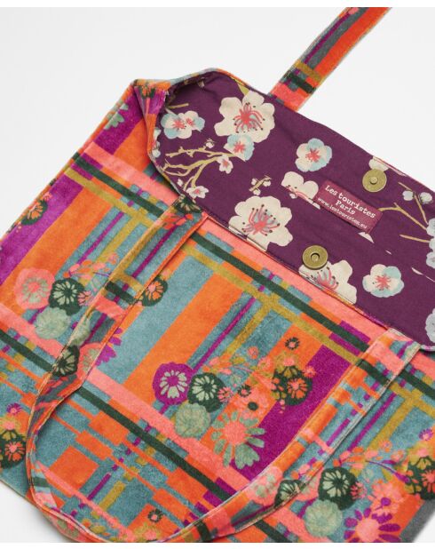 Dundee oranje katoenen draagtas - 38x34 cm