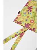 Sac cabas en velours de coton Iris gold - 39x40 cm