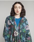 Echarpe en laine Cosmos teal - 70x180 cm