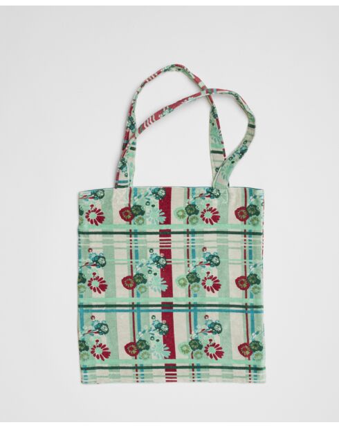 Sac en coton Dundee sauge - 41x44 cm