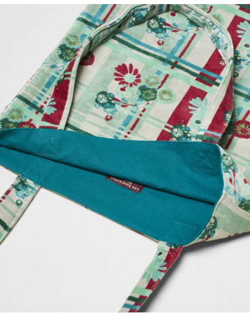 Sac en coton Dundee sauge - 41x44 cm