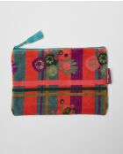 Dundee oranje katoenen fluwelen etui - 22x24 cm