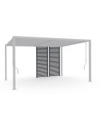 Set mit 2 Rollos für Marina- und graue bioklimatische Pergolen — 85 x 2 x 210 cm